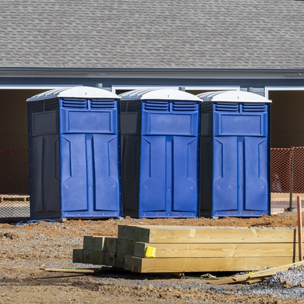 how often are the portable toilets cleaned and serviced during a rental period in West Beaver Pennsylvania